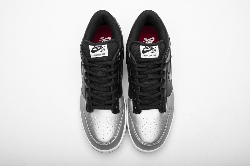 Nike SB Dunk Low Supreme Jewel Swoosh Silver