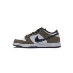 Nike SB Dunk Low White Black Trail End Brown