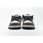 Nike SB Dunk Low White Black Trail End Brown