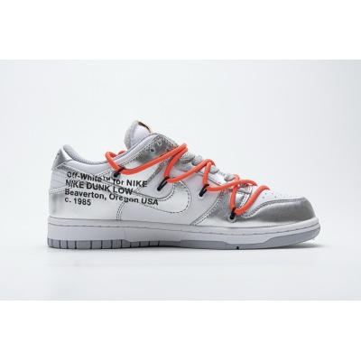 Nike Dunk Low Off-White Silver White CT0856-800 02