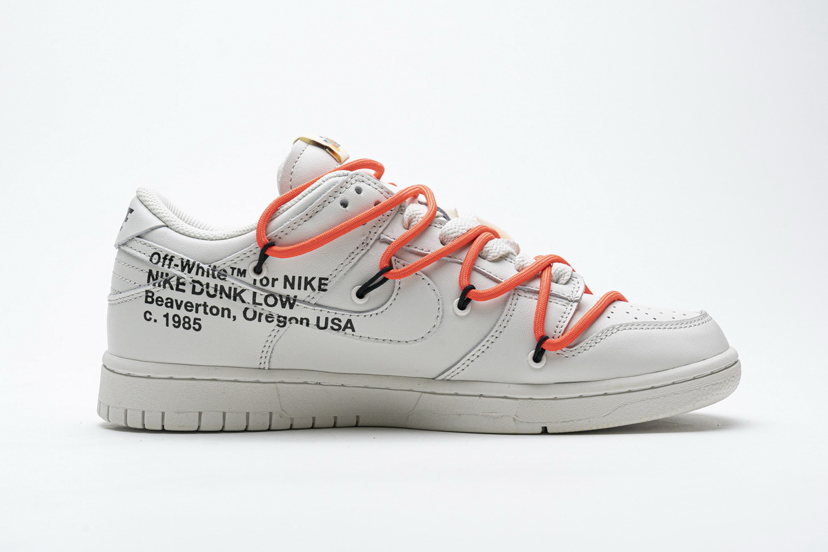 Nike Dunk Low Off-White White Black Orange