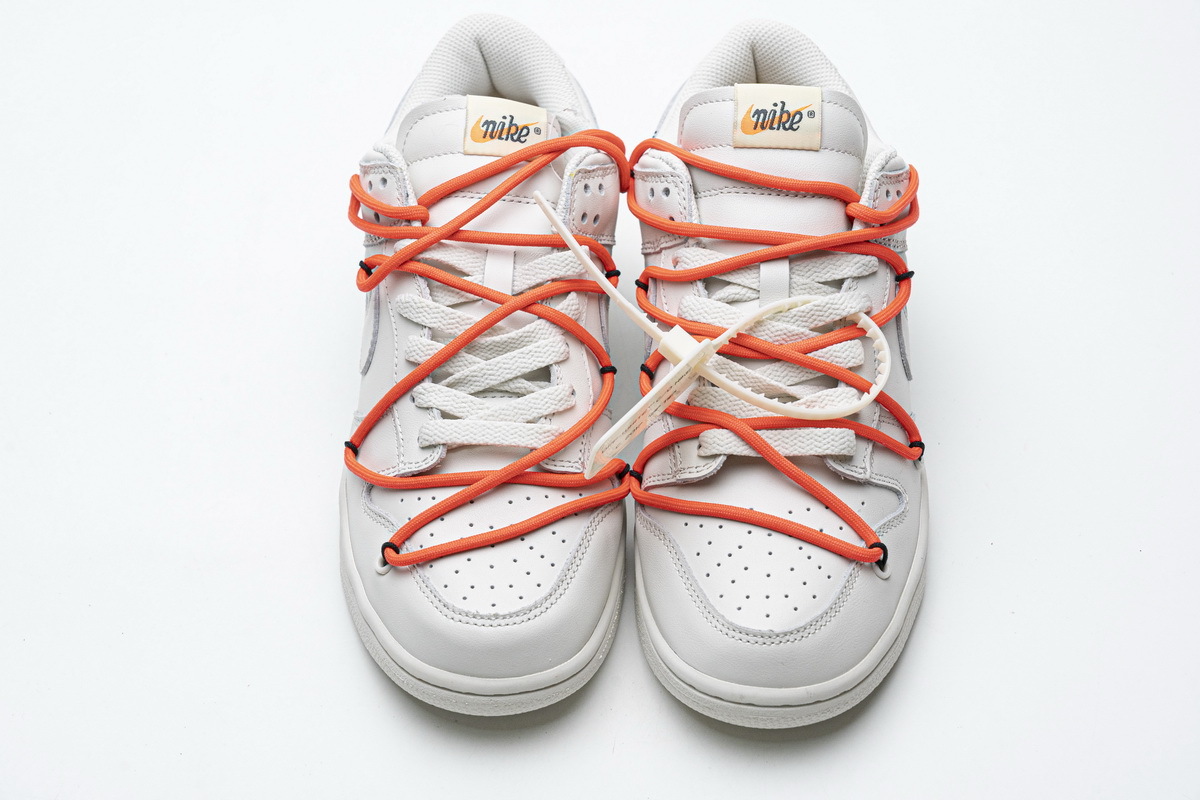 Nike Dunk Low Off-White White Black Orange