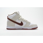 Nike SB Dunk High Sail Bright Crimson