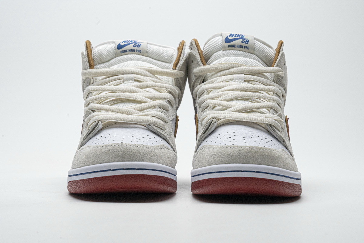 Nike SB Dunk High Sail Bright Crimson