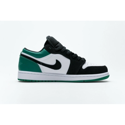 Air Jordan 1 Low White Black Mystic Green 553558-113 02