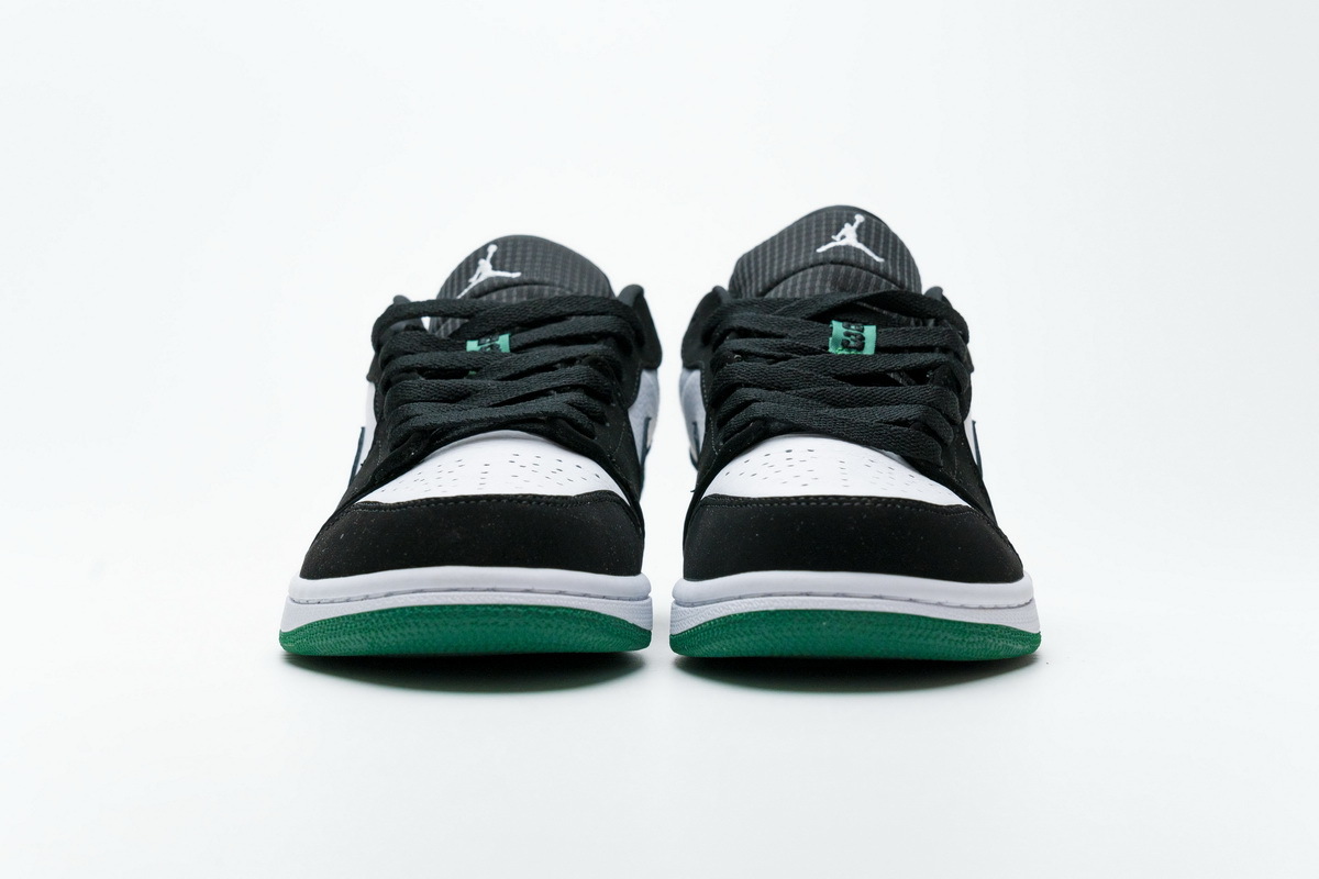 Air Jordan 1 Low White Black Mystic Green