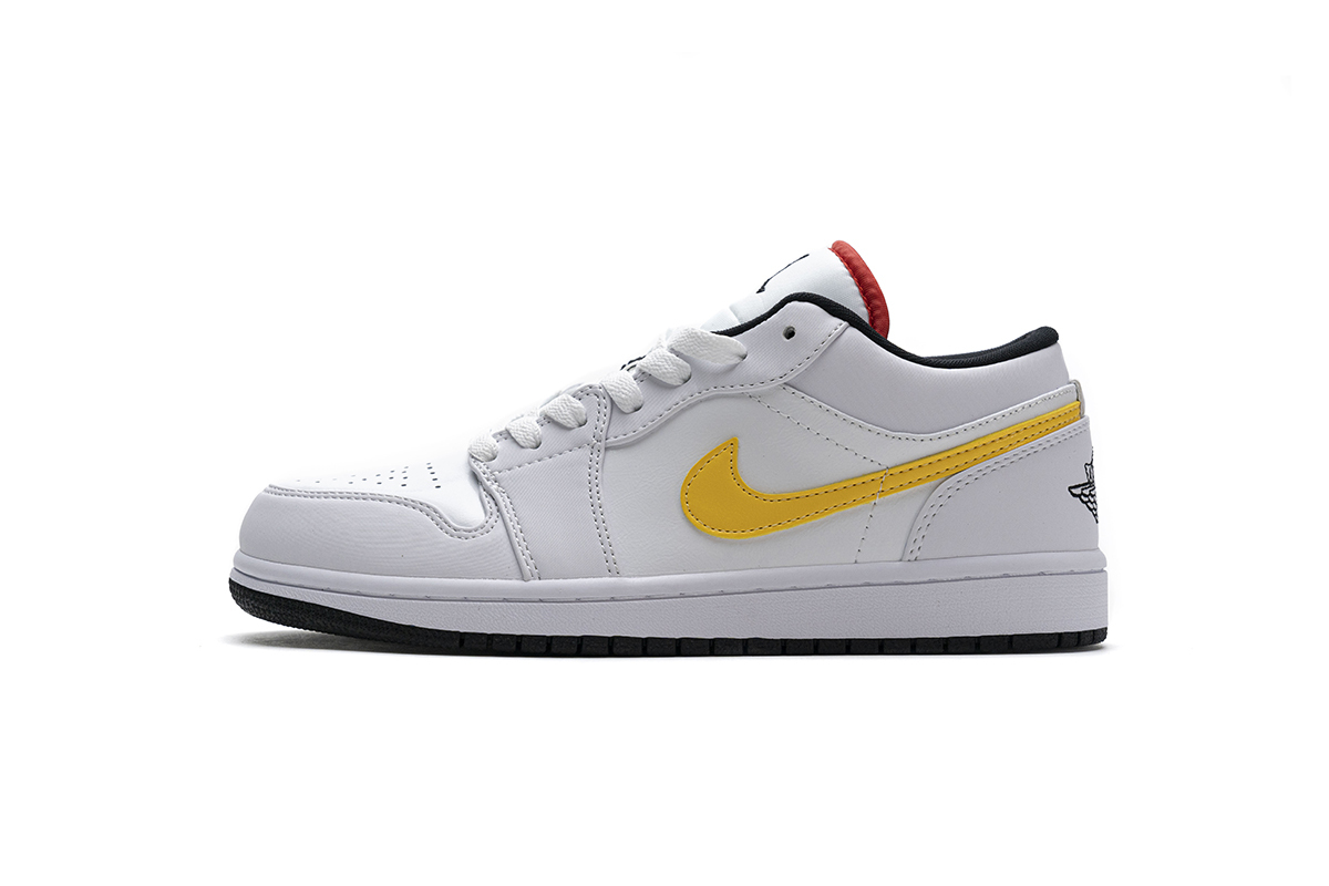 Air Jordan 1 Low White Multi-Color