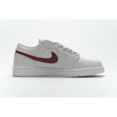 Air Jordan 1 Low Milk White Red AQ9941-161 02