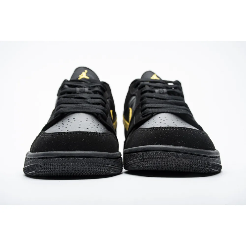 Air Jordan 1 Low Black Gold