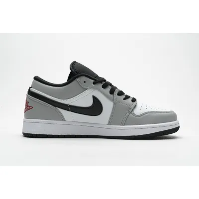 Air Jordan 1 Low Light Smoke Grey 553558-030 02