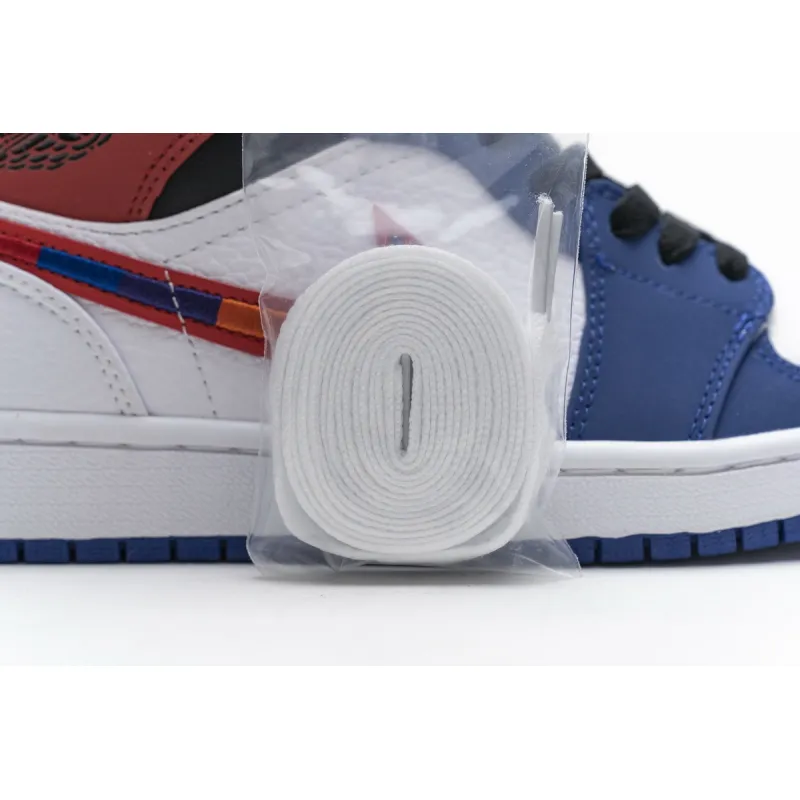 Air Jordan 1 Mid Multi-Color Swoosh