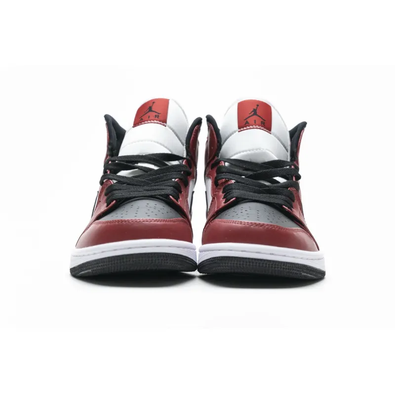 Jordan 1 Mid Chicago Black Toe