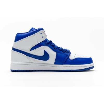 Air Jordan 1 Mid Hyper Royal 554724-114 02