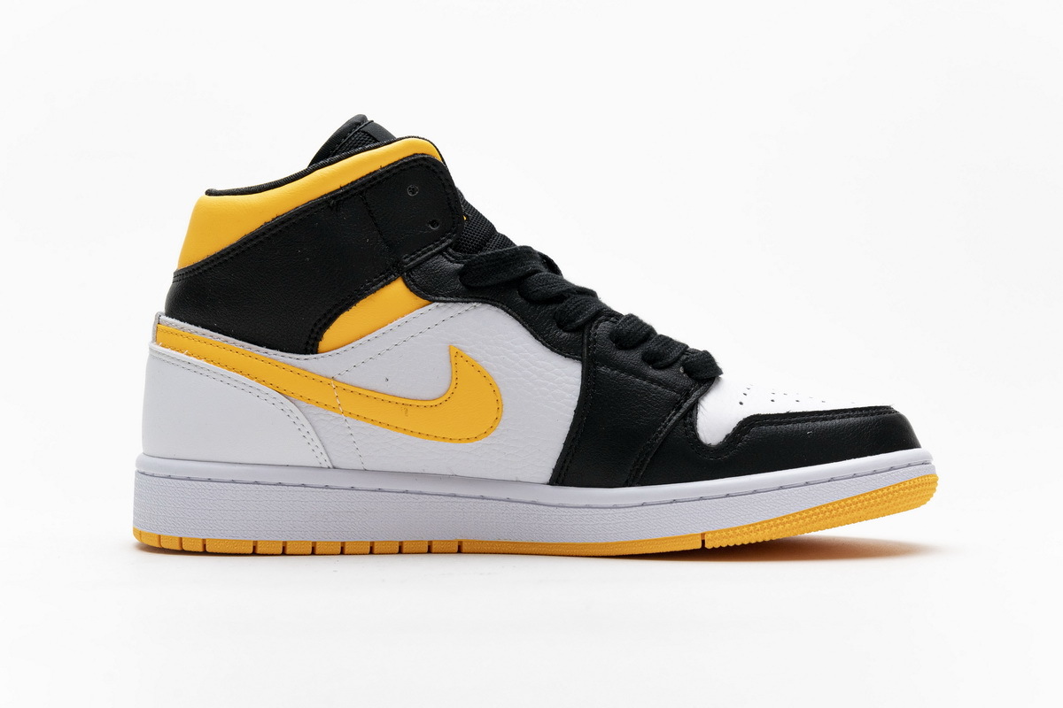 Air Jordan 1 Mid Laser Orange Black (W)