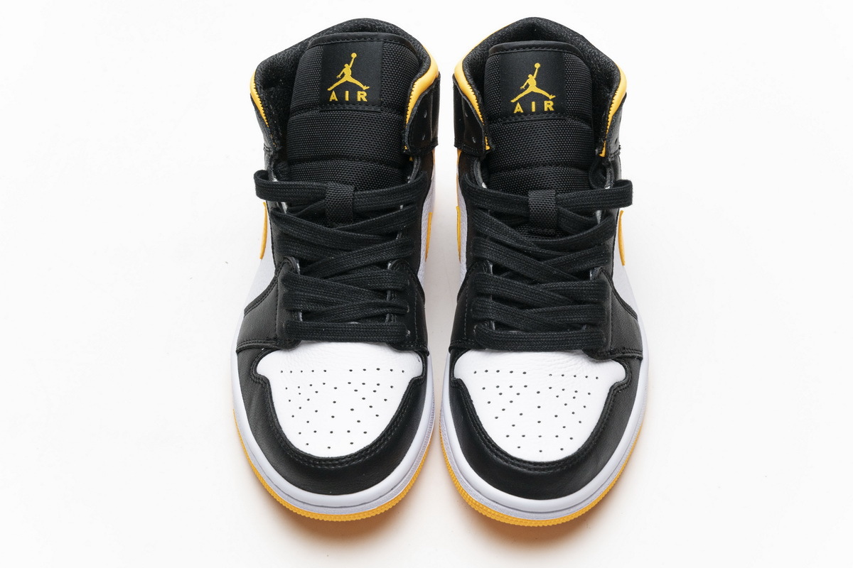 Air Jordan 1 Mid Laser Orange Black (W)