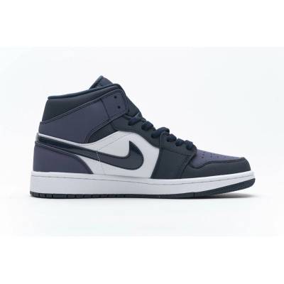 Air Jordan 1 Mid Obsidian Sanded Purple 554724-445 02