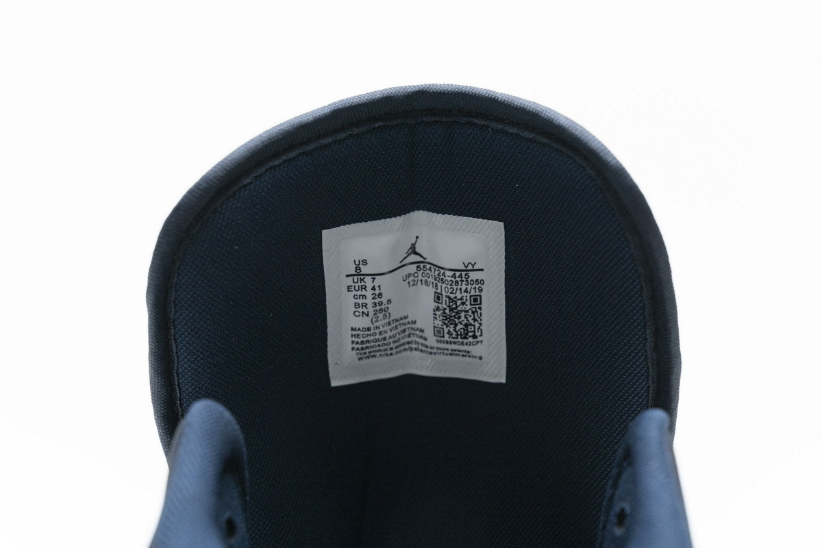 Air Jordan 1 Mid Obsidian Sanded Purple