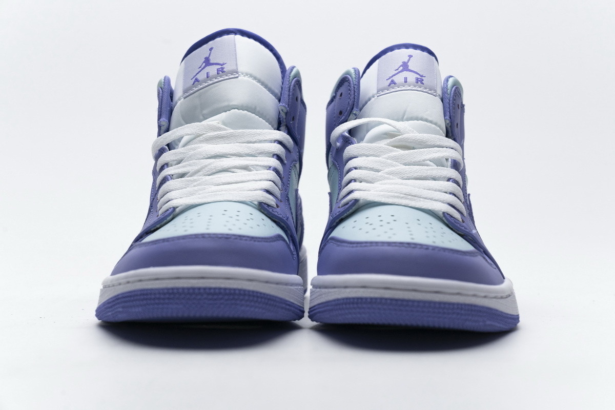 Air Jordan 1 Mid Purple Aqua (GS)