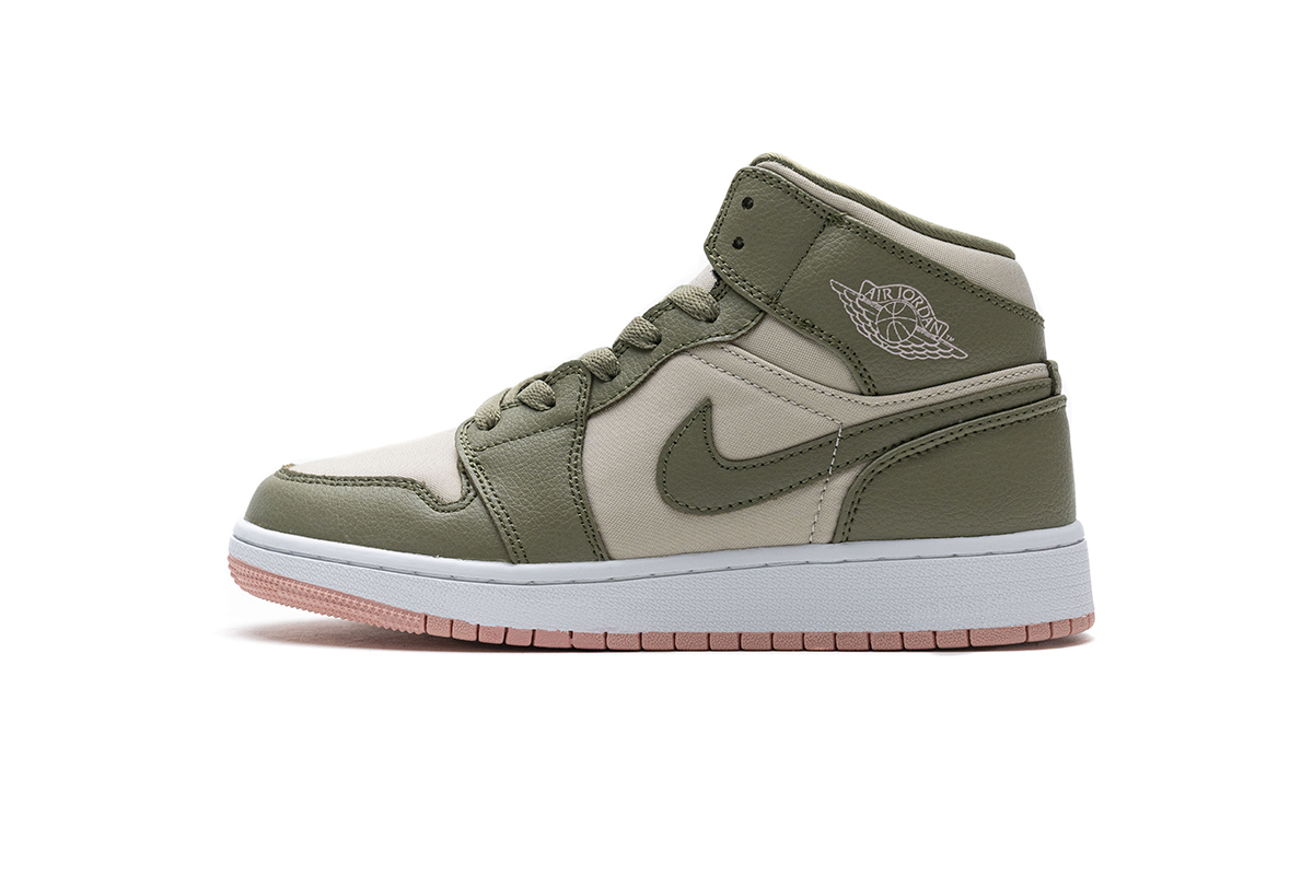 Air Jordan 1 Mid Trooper Bleached Coral (GS)