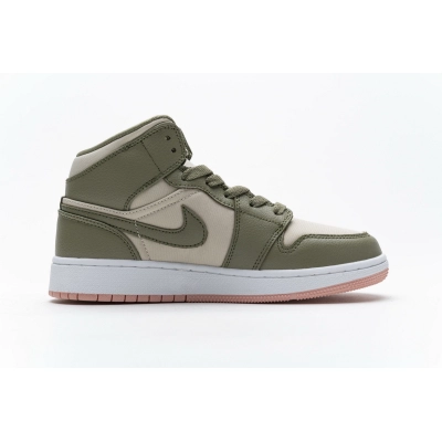 Air Jordan 1 Mid Trooper Bleached Coral (GS)  555112-225 02