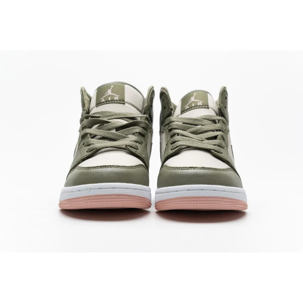 Air Jordan 1 Mid Trooper Bleached Coral (GS)