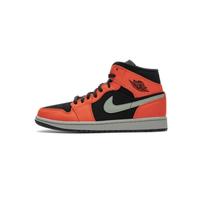 Air Jordan 1 Mid Black Cone 554724-062 01