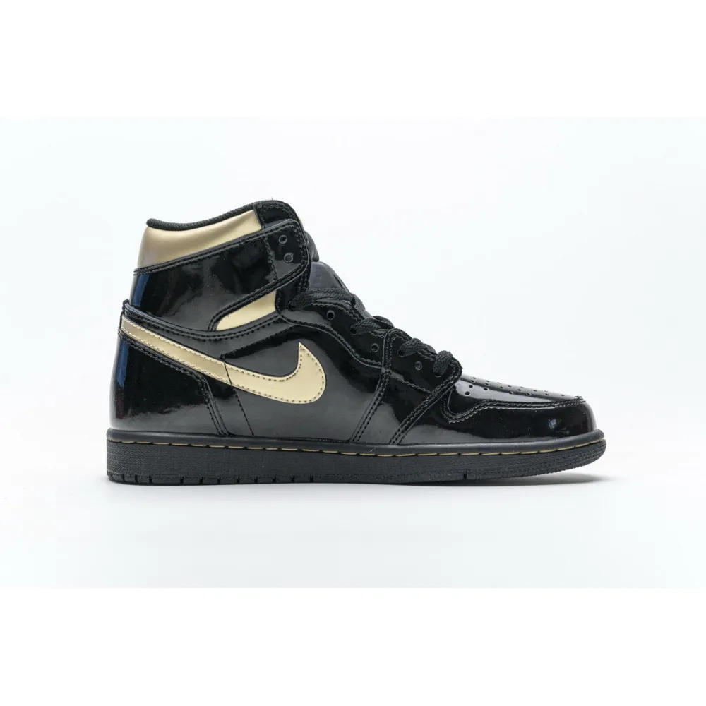 Air Jordan 1 Retro High Black Metallic Gold (2020)