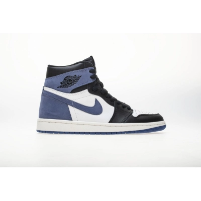 Og Tony Air Jordan 1 Retro High Blue Moon 555088-115 02