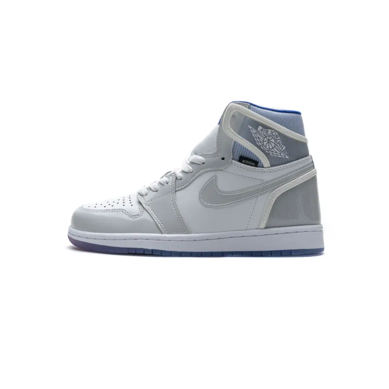 Air Jordan 1 Retro High Zoom White Racer Blue