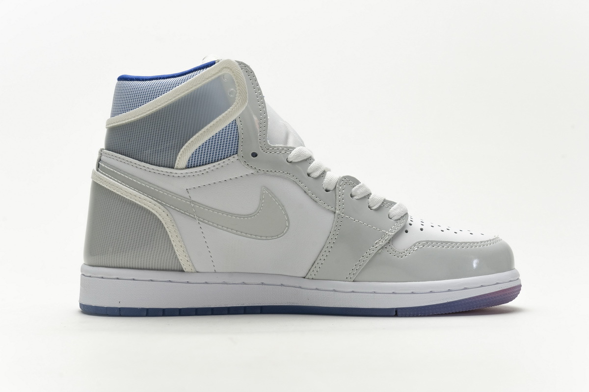 Air Jordan 1 Retro High Zoom White Racer Blue