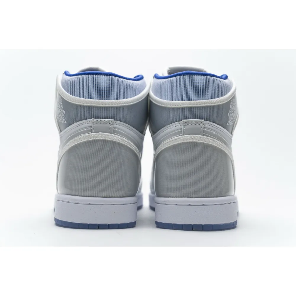 Air Jordan 1 Retro High Zoom White Racer Blue