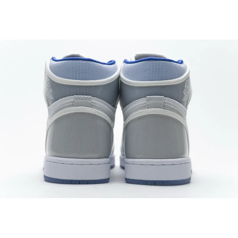 Air Jordan 1 Retro High Zoom White Racer Blue