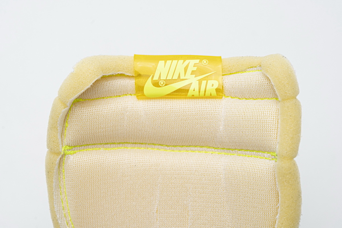 Air Jordan 1 Retro High White Black Volt University Gold