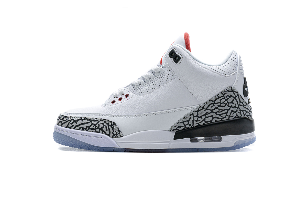 Og Tony Air Jordan 3 Retro Free Throw Line White Cement 923096-101