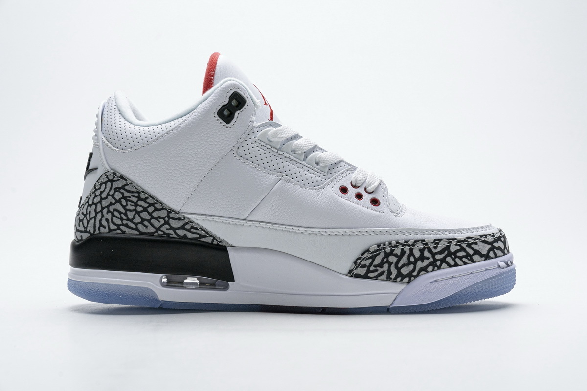 Og Tony Air Jordan 3 Retro Free Throw Line White Cement 923096-101