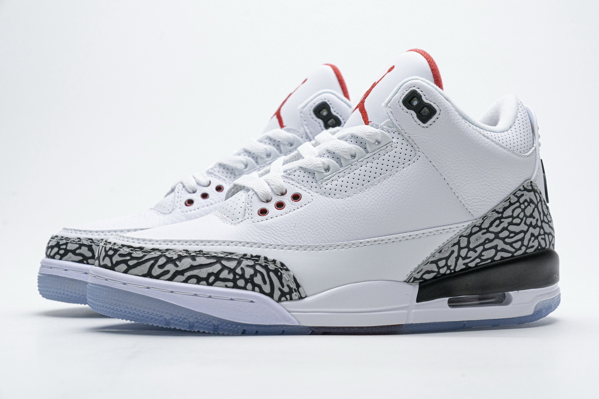 Og Tony Air Jordan 3 Retro Free Throw Line White Cement 923096-101