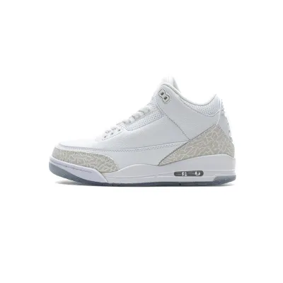 OWF Air Jordan 3 Retro Pure White (2018) 136064-111 01