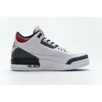  Og Tony Air Jordan 3 Retro SE Fire Red Denim (2020) CZ6431-100 02