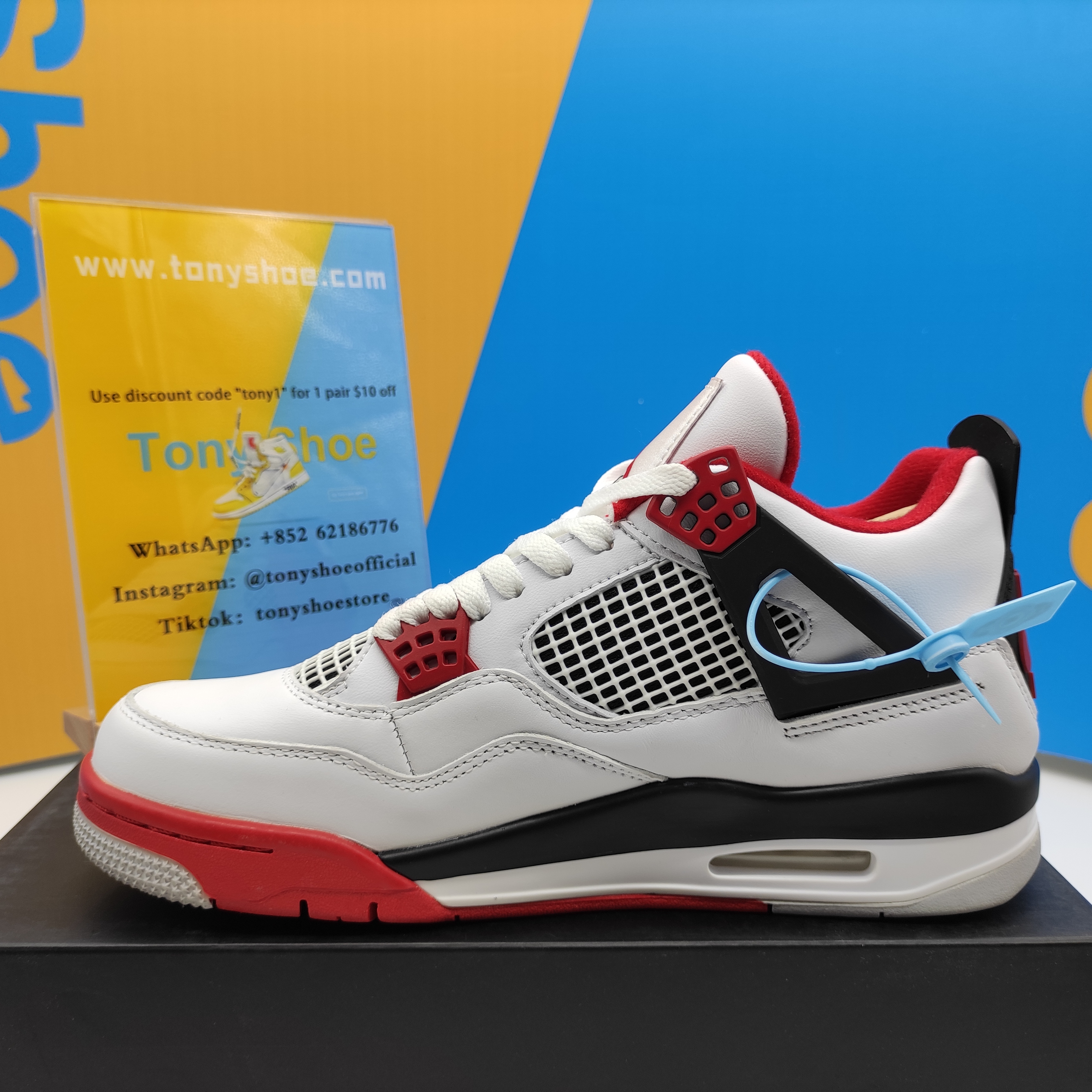 Og Tony Air Jordan 4 Retro Fire Red (2012) 308497-110