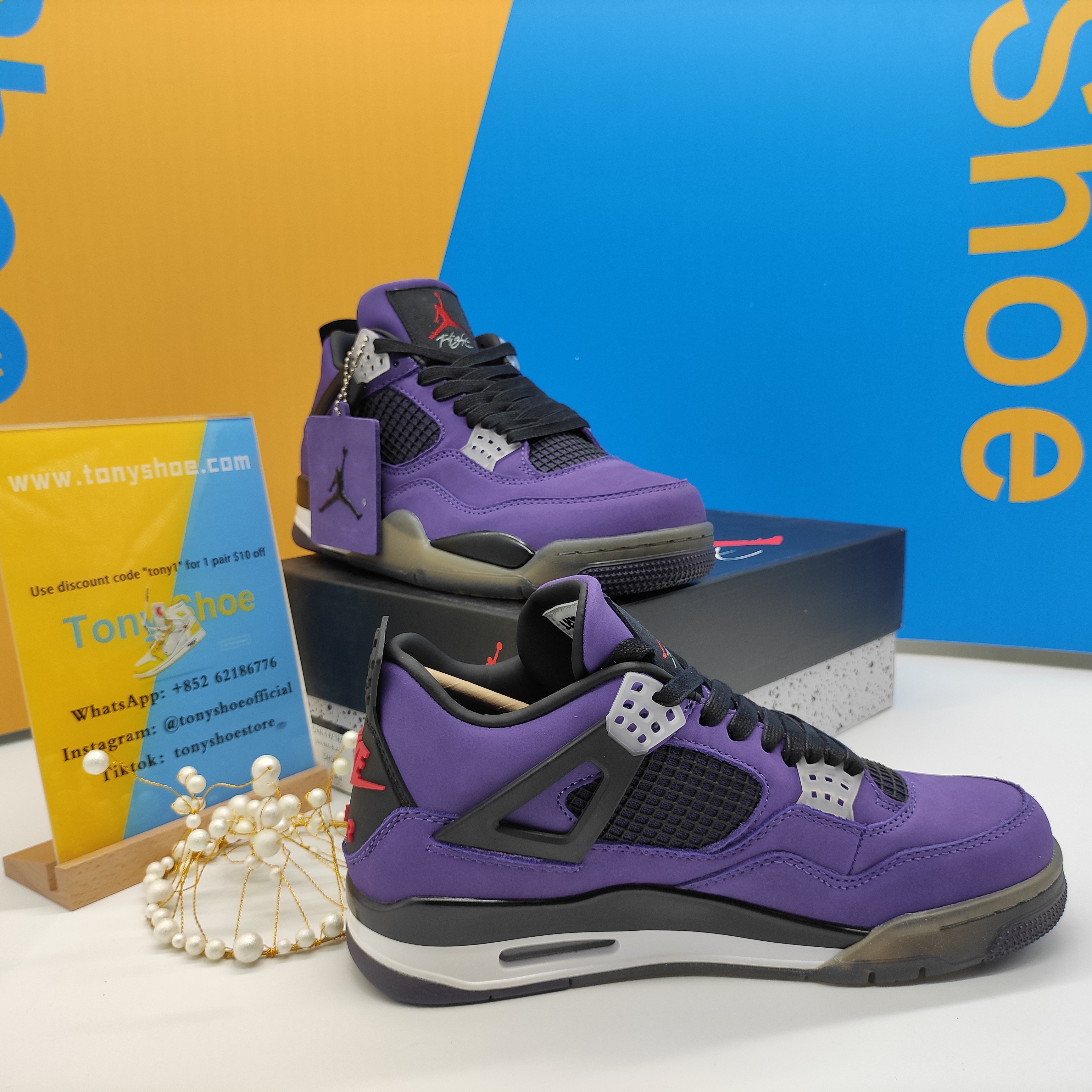 Og Tony Air Jordan 4 Retro Winterized Loyal Blue CQ9597-401