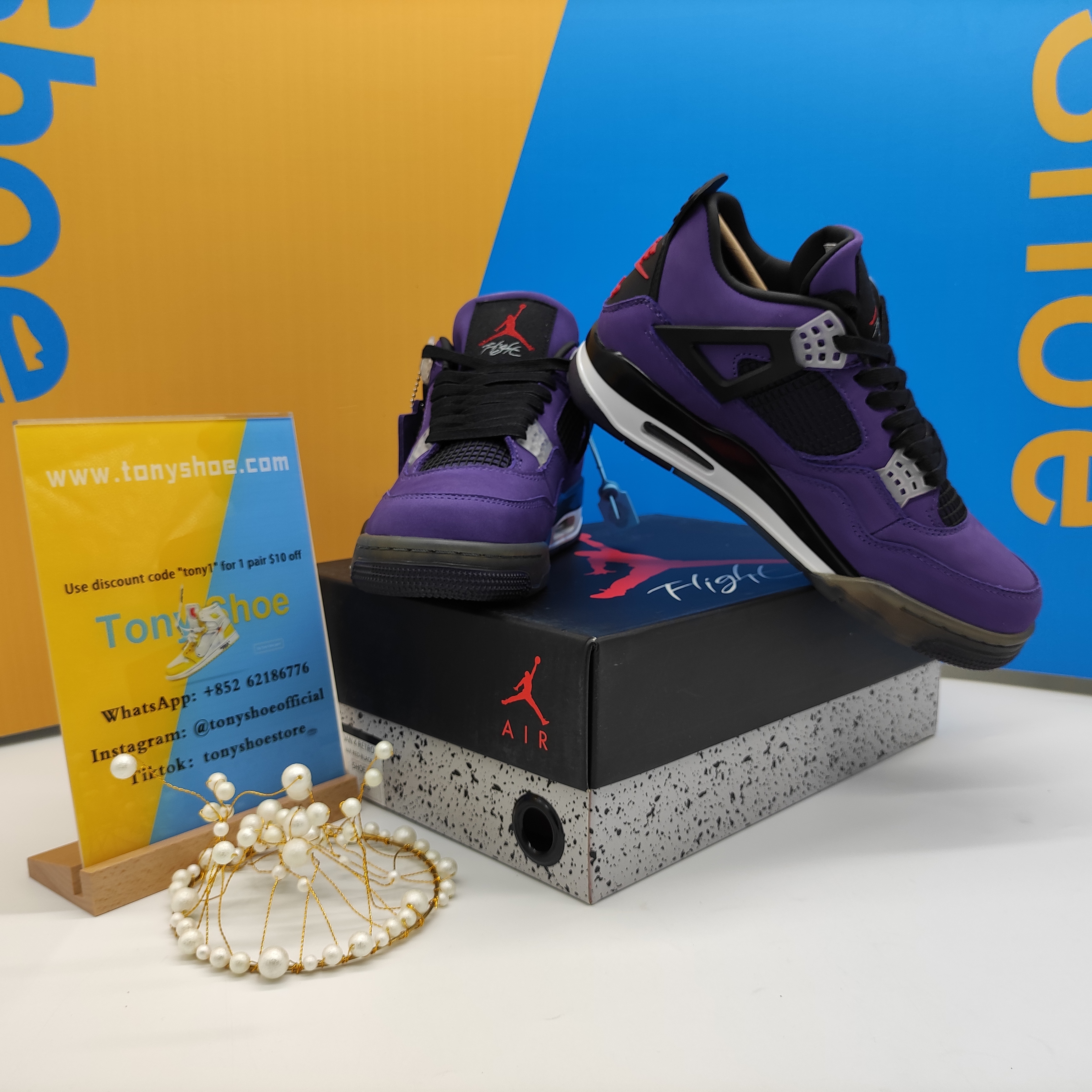 Og Tony Air Jordan 4 Retro Winterized Loyal Blue CQ9597-401