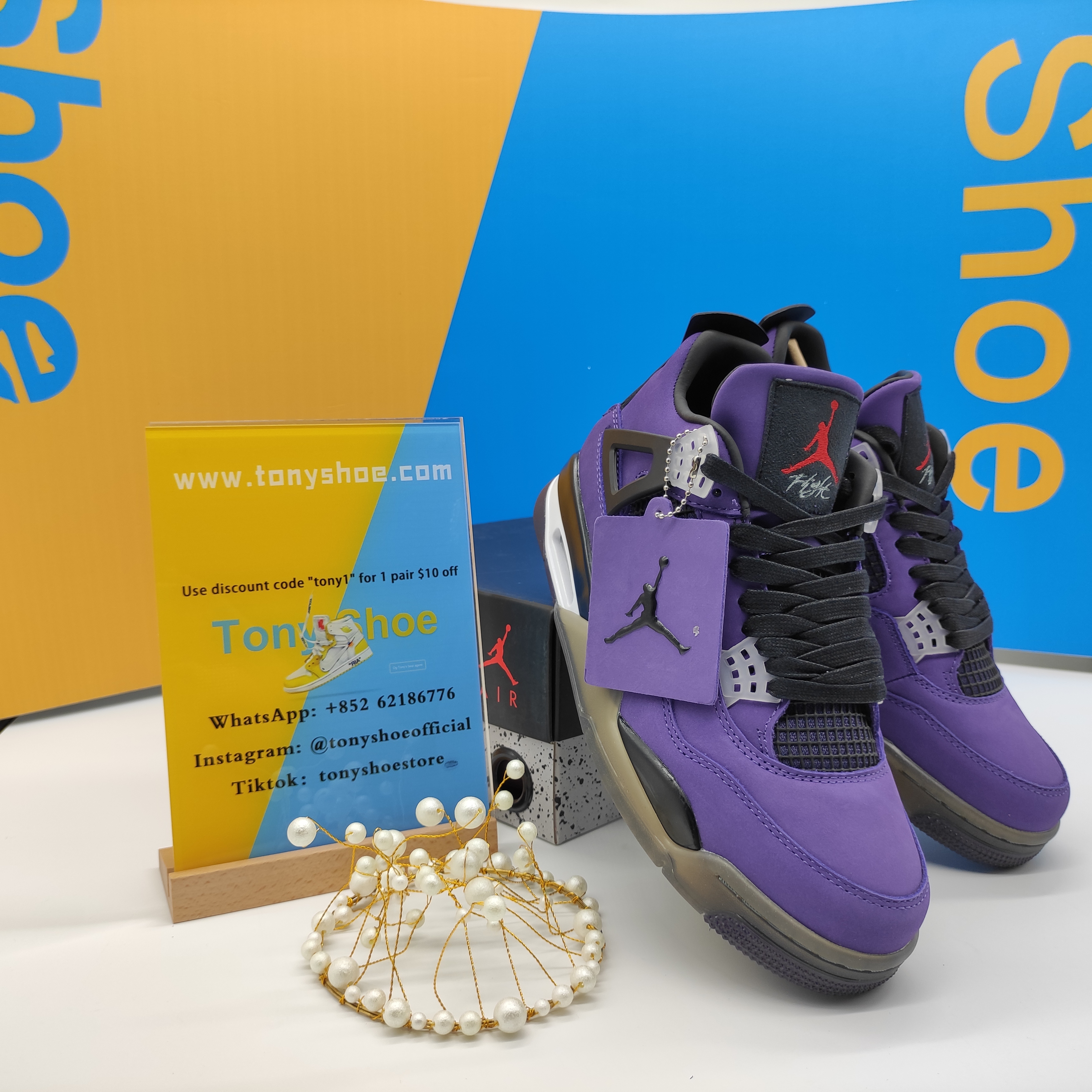 Og Tony Air Jordan 4 Retro Winterized Loyal Blue CQ9597-401