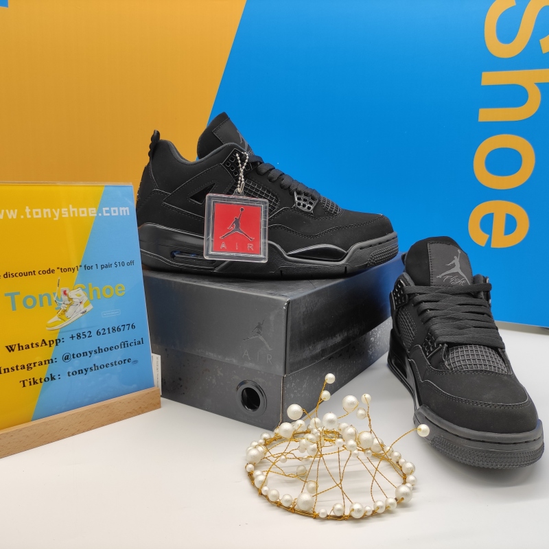 Og Tony Air Jordan 4 Retro Black Cat (2020) CU1110-010