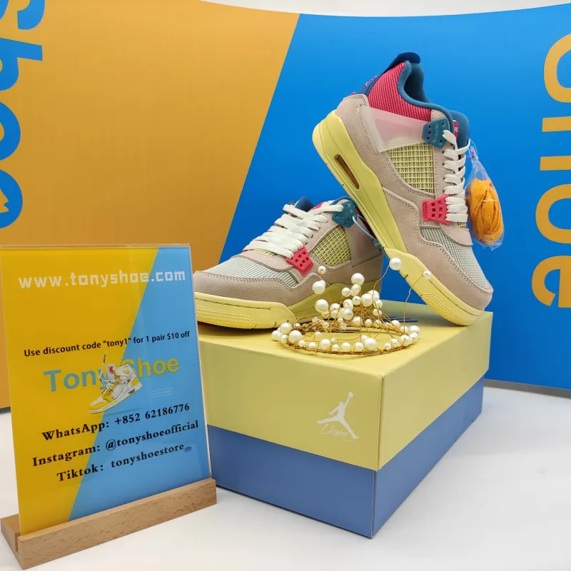 Og Tony Air Jordan 4 Retro Union Guava Ice DC9533-800