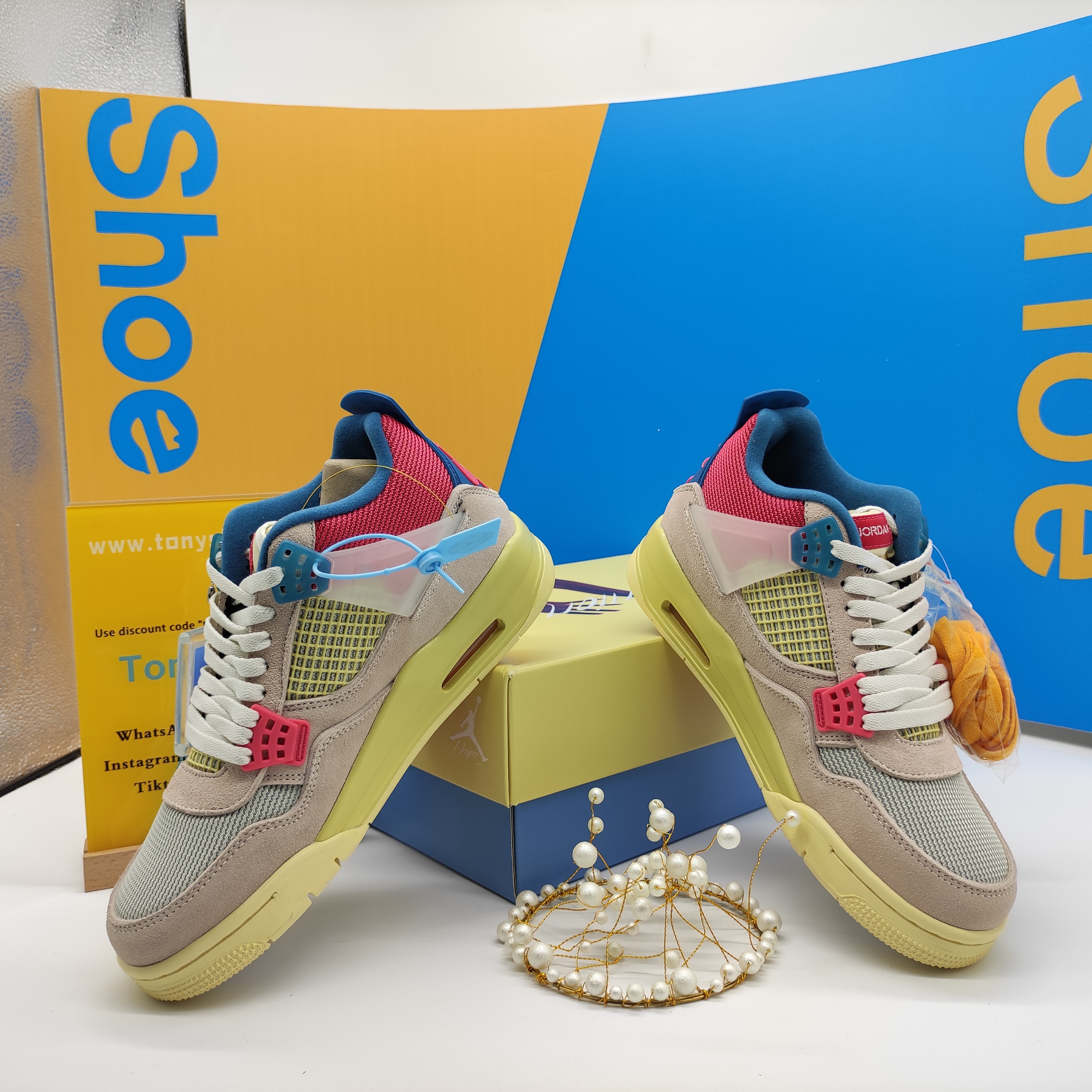 Og Tony Air Jordan 4 Retro Union Guava Ice DC9533-800