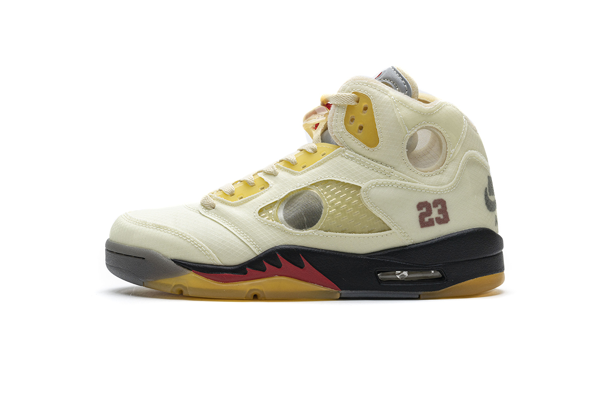 Air Jordan 5 Retro OFF-WHITE Sail