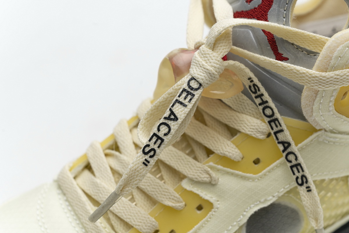 Air Jordan 5 Retro OFF-WHITE Sail