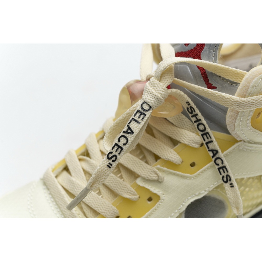 Air Jordan 5 Retro OFF-WHITE Sail