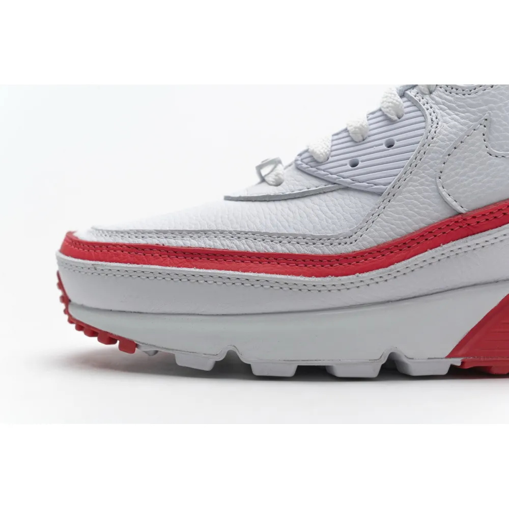 Nike Air Max 90 Undefeated White Solar Red