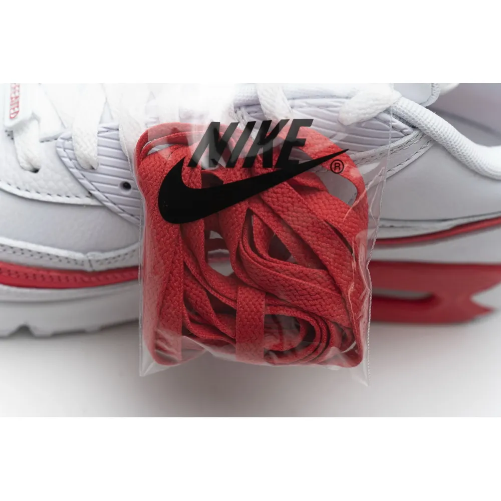 Nike Air Max 90 Undefeated White Solar Red